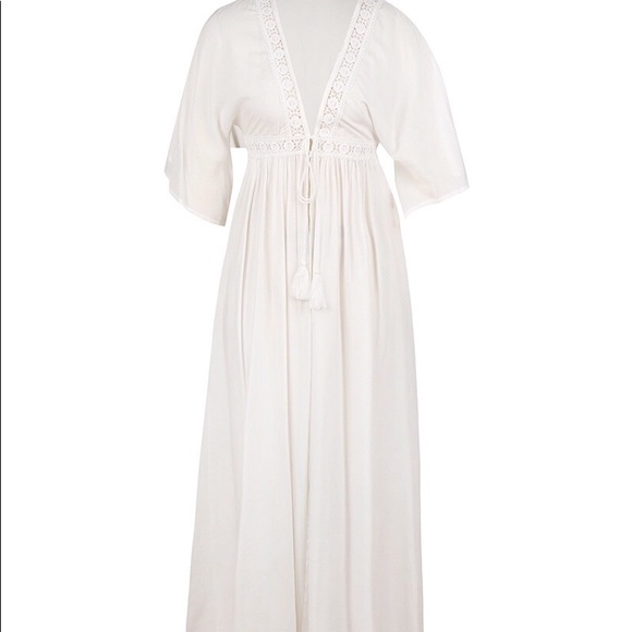 Tie-Front Maxi Cardigan - Picture 3 of 5